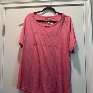 Livi Active Pink Relaxed Short Sleeve Tee